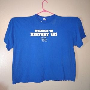 UK Kentucky Wildcats "History 101" blue 3XL